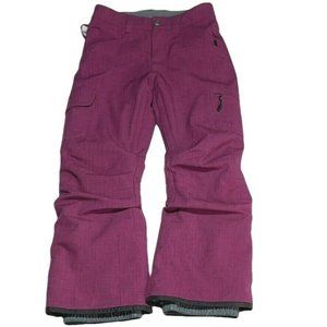 BOULDER GEAR Cleo Insulated Snow Pants Waterproof Plum Ski Pant Girls Size MED.